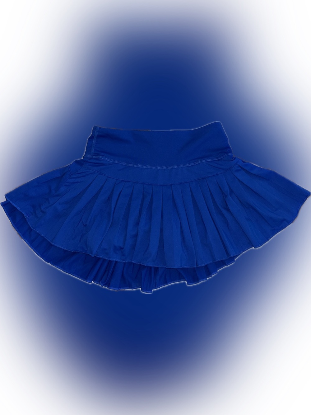 GoldHinge Pleated Tennis Skirt in Royal Blue